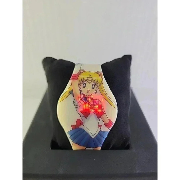 Rare Sailor Moon Accutime Watch SLM4001 Working New Battery 44mm main image 7